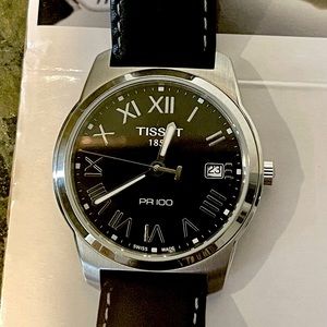 Tissot Black Dial Roman Numerals